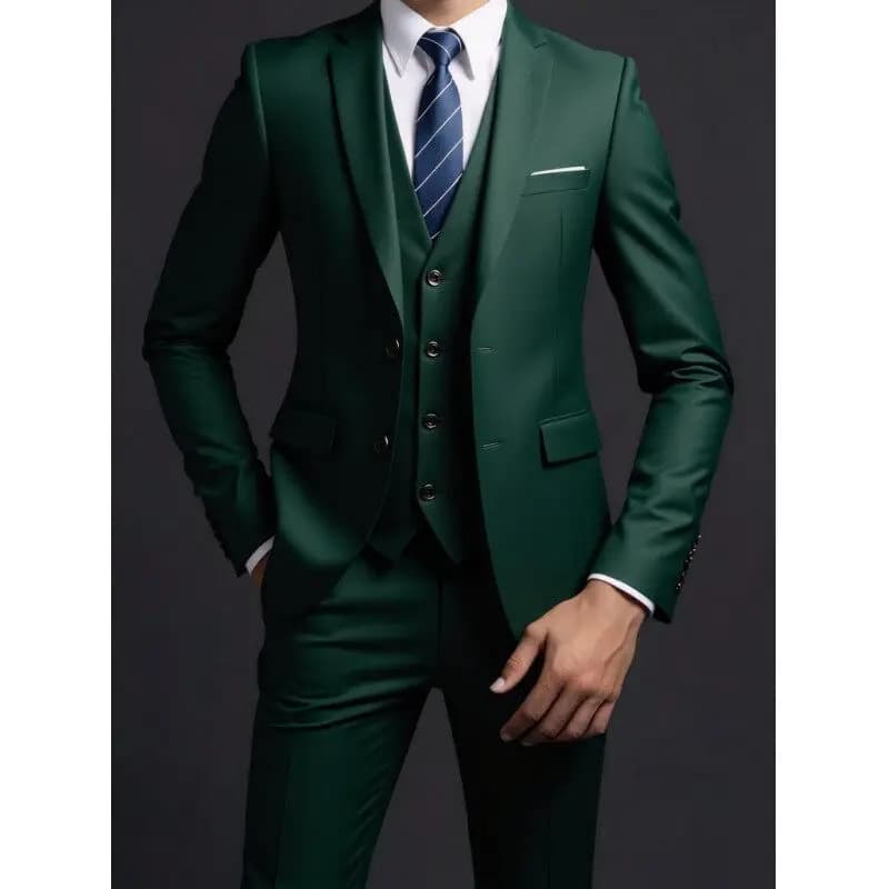 Men's Three-Piece Business Suit