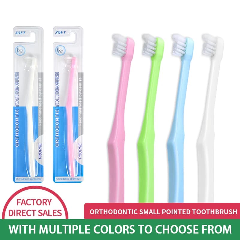 Orthodontic Toothbrush with Soft Bristles