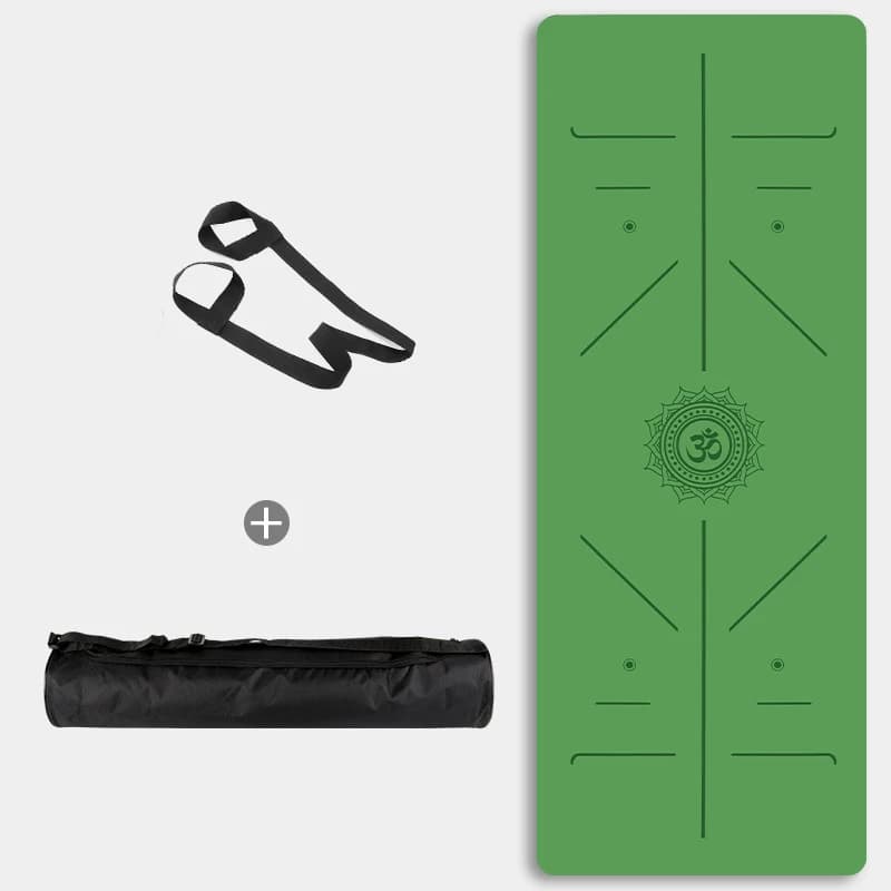 Yoga Mat Non Slip Eco Friendly Fitness Exercise Mat with Carrying Strap Pro Yoga Mats for Women Workout Mats for Home Pilates