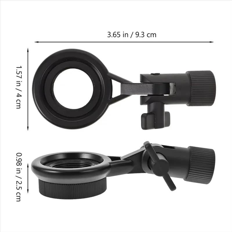 Metal Microphone Clip with Angle Adjustment