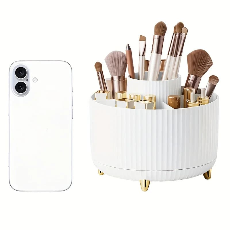 360 Rotating Desktop Pen Holder with 5 Slots