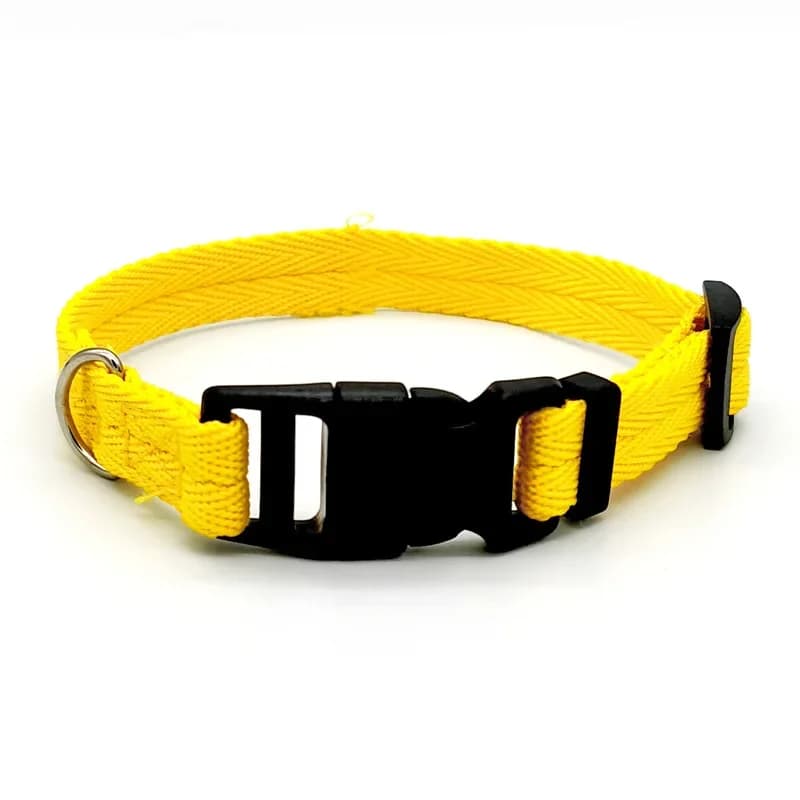 Solid Color Dog Collar for Medium & Small Dogs