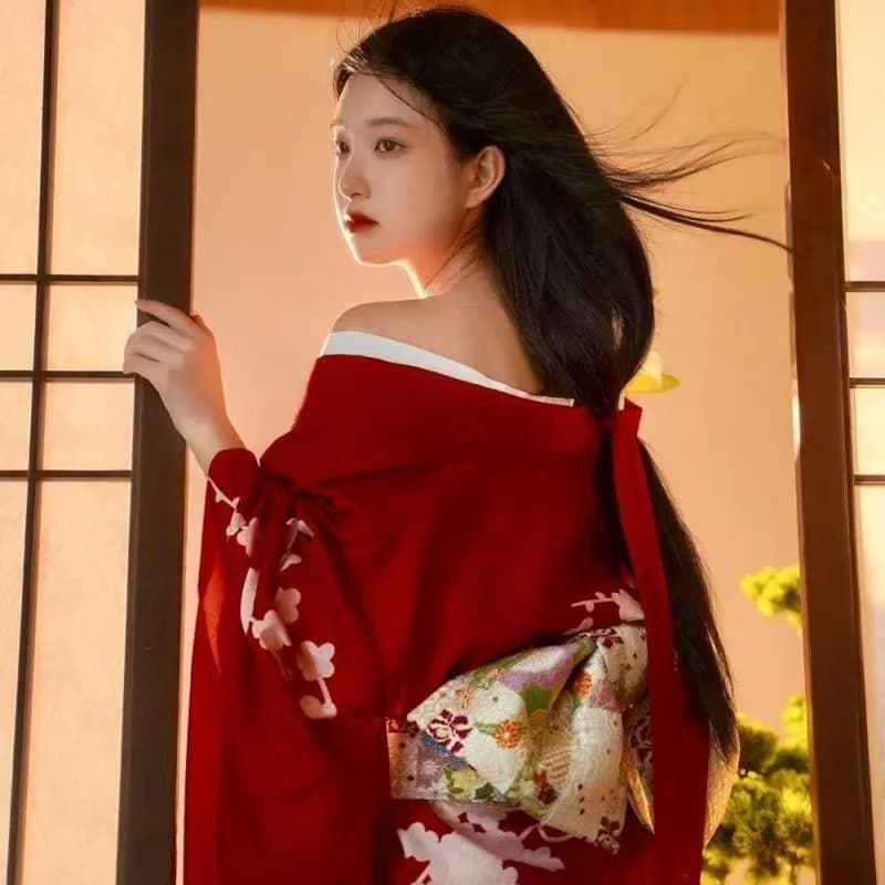 Women's Kimono-Style Formal Dress
