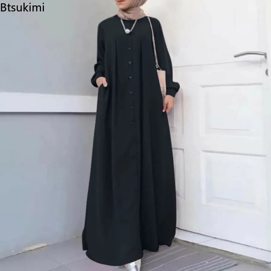 Muslim Maxi Long Sleeve Dress