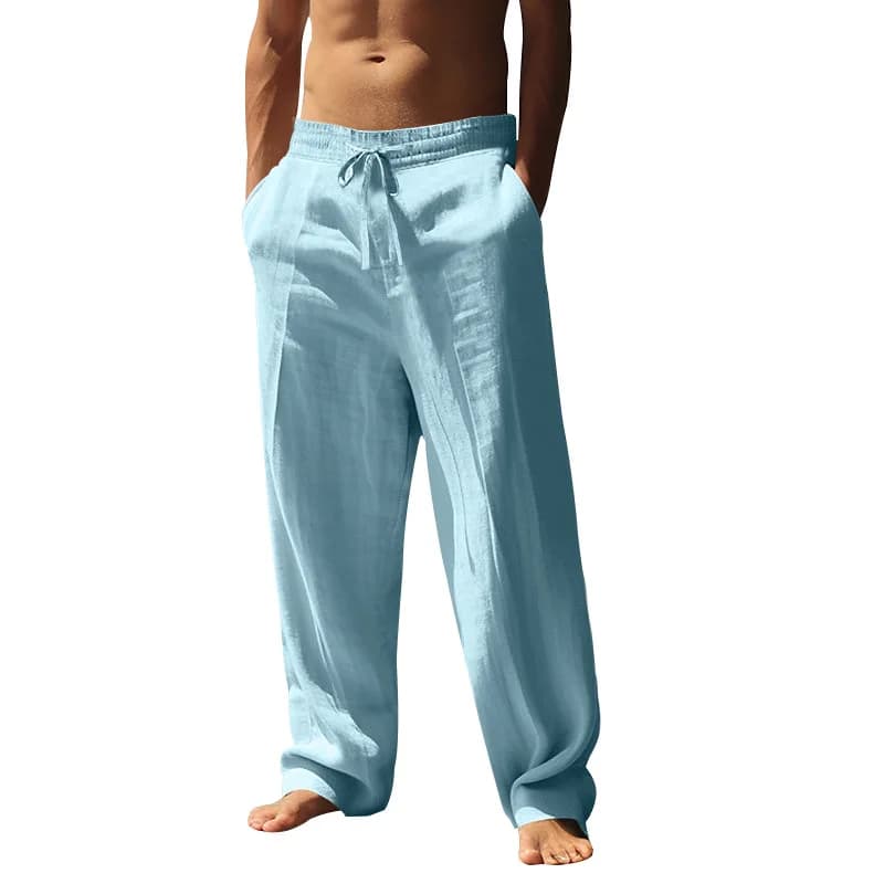 Men's Linen Cotton Summer Trousers