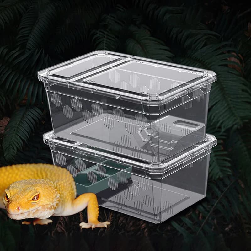 Transparent Reptile Breeding Box With Balcony