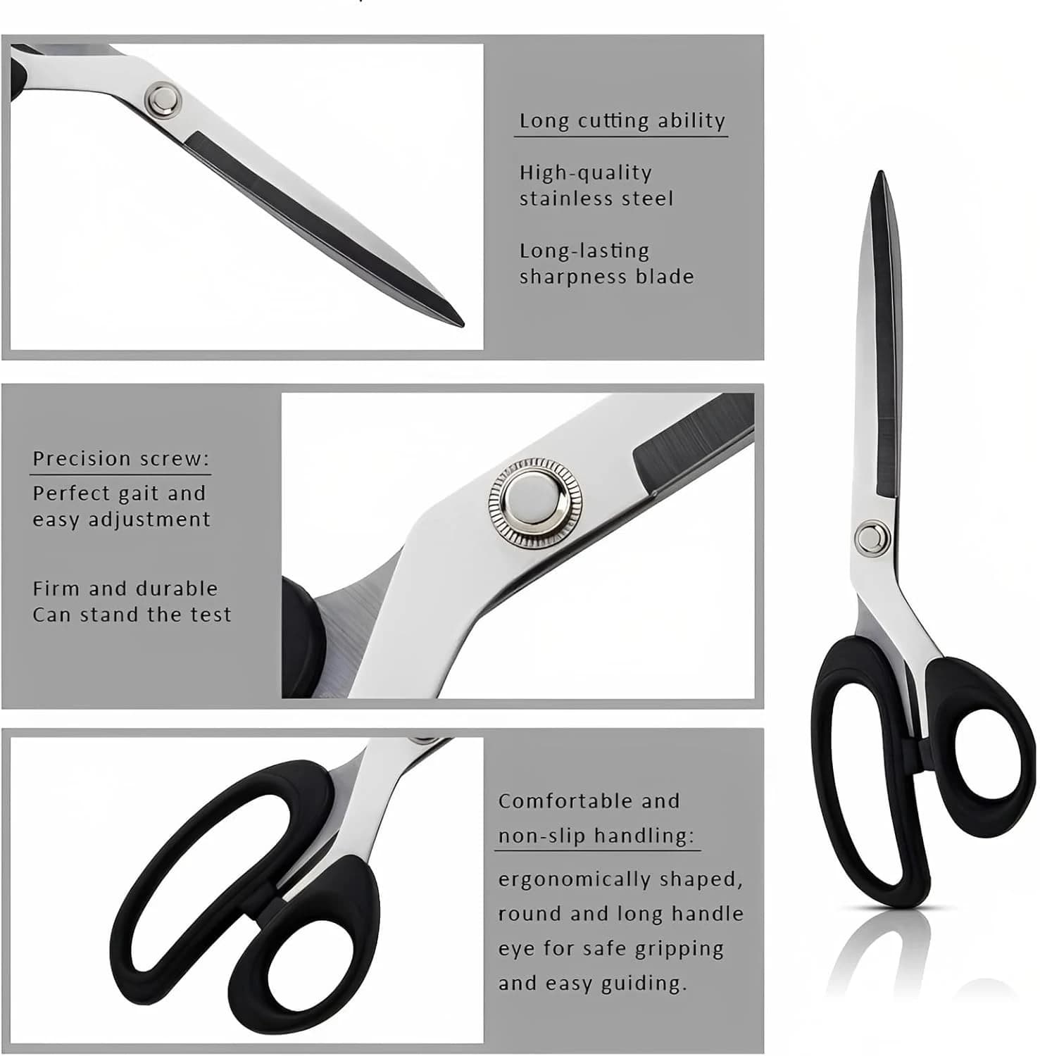 10-Inch Heavy Duty Sewing Scissors