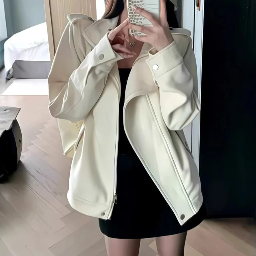 Women's Turndown Collar Coat Jacket