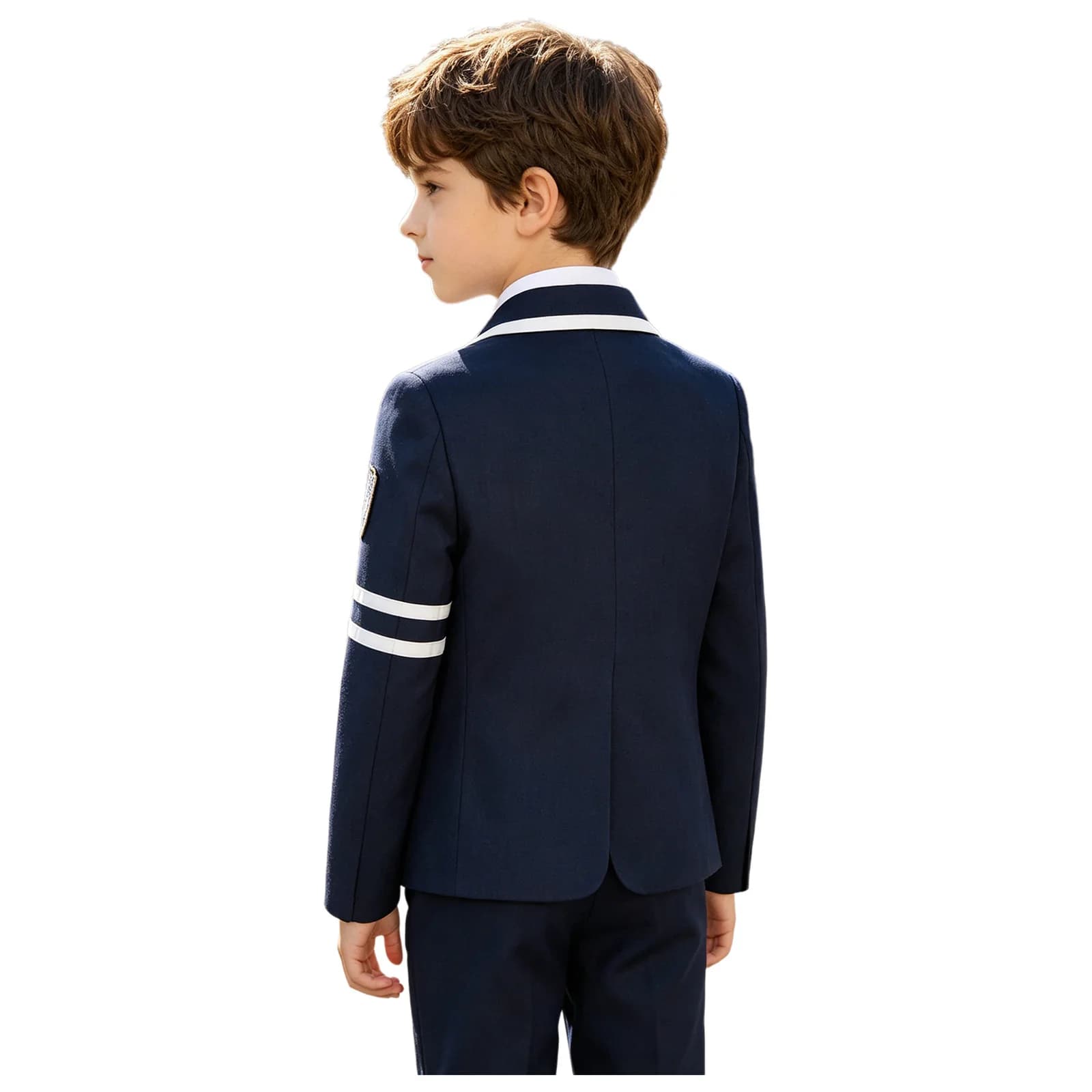 Kids School Uniform Blazer with Flap Pockets