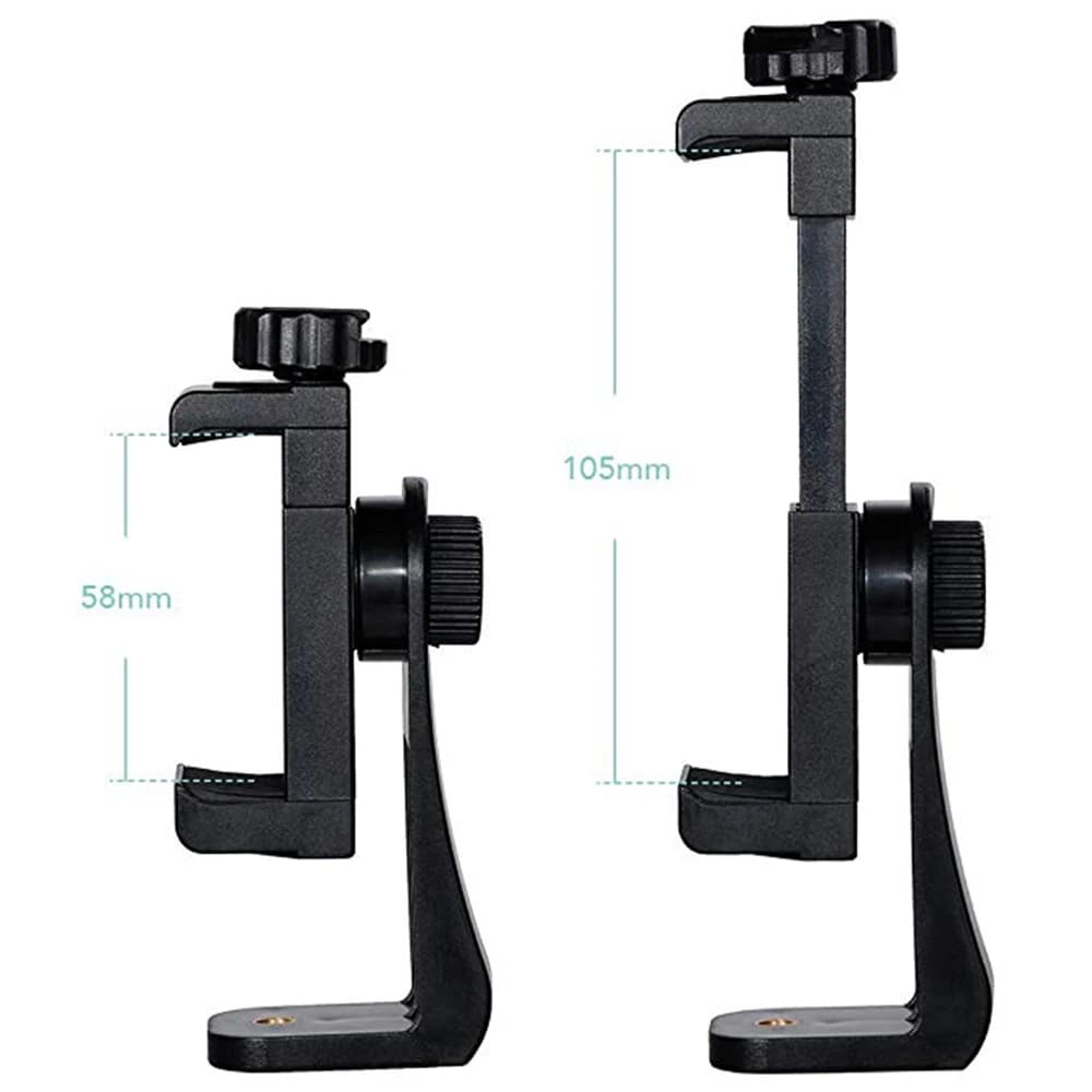 Photo Vlog Filming Accessories Portable Tripod Mount Cell Phone Clip For All Smartphones And Tripods Office Desk Live Broadcast