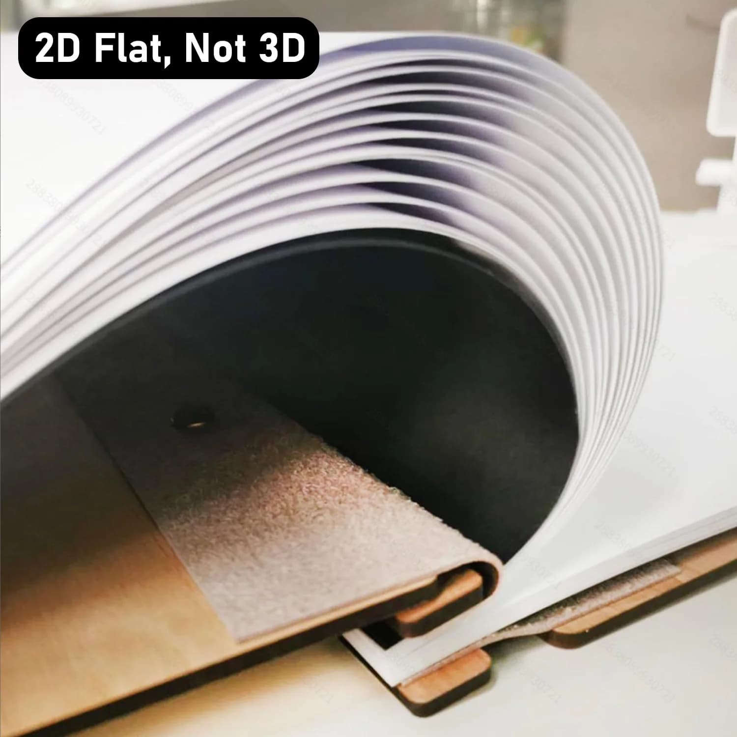 Wooden Guest Book with 40 Pages