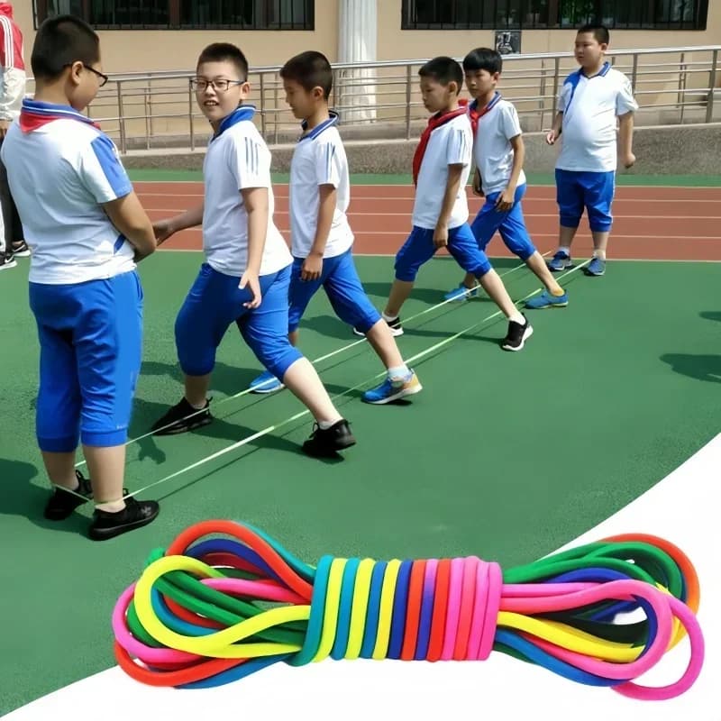 Rainbow Elastic Jump Rope