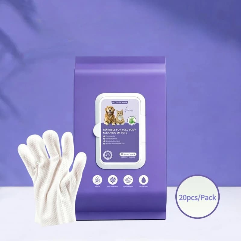 Dog and Cat Grooming Wipes Glove