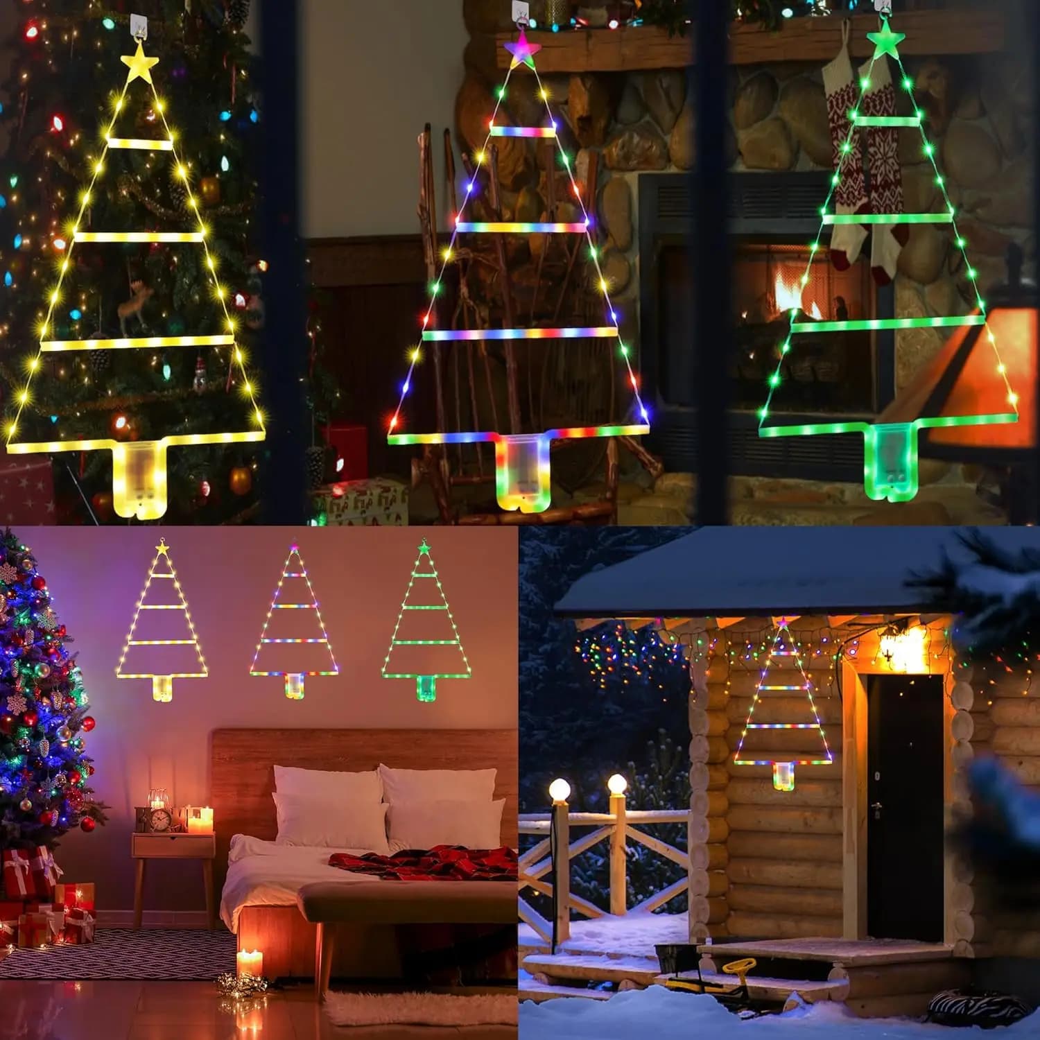 Christmas Tree LED Ladder Lights