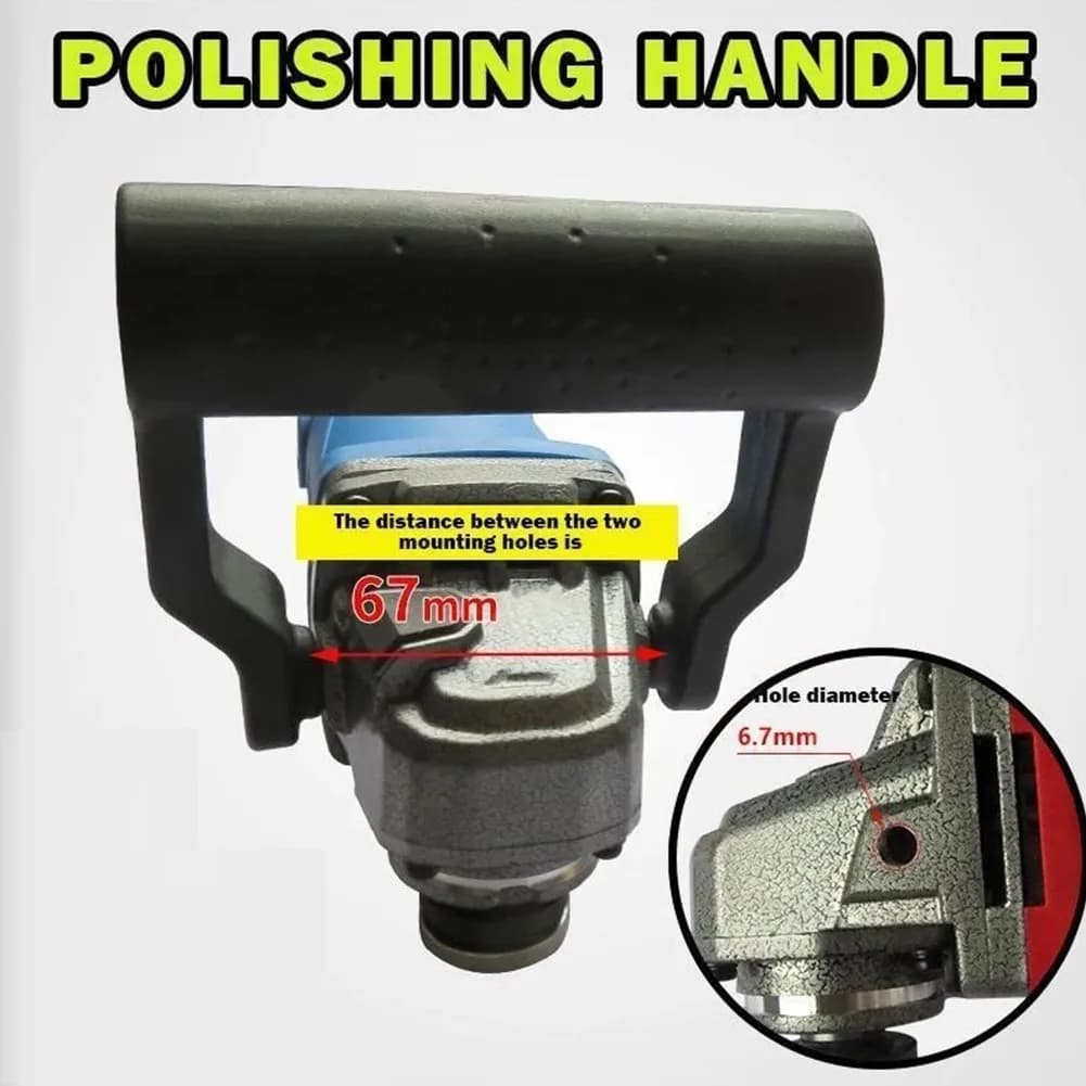 Vibration-Absorbing Angle Grinder Handle
