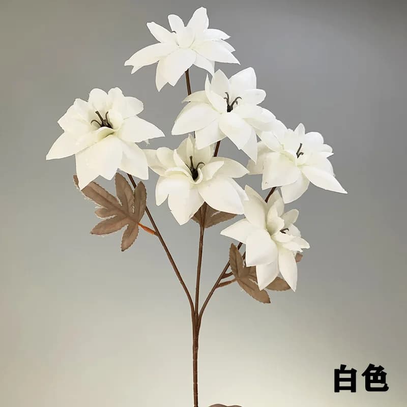 Wedding Decor Rose white artificial rose flower Green leaf row road guide Hydrangea flower silk flower