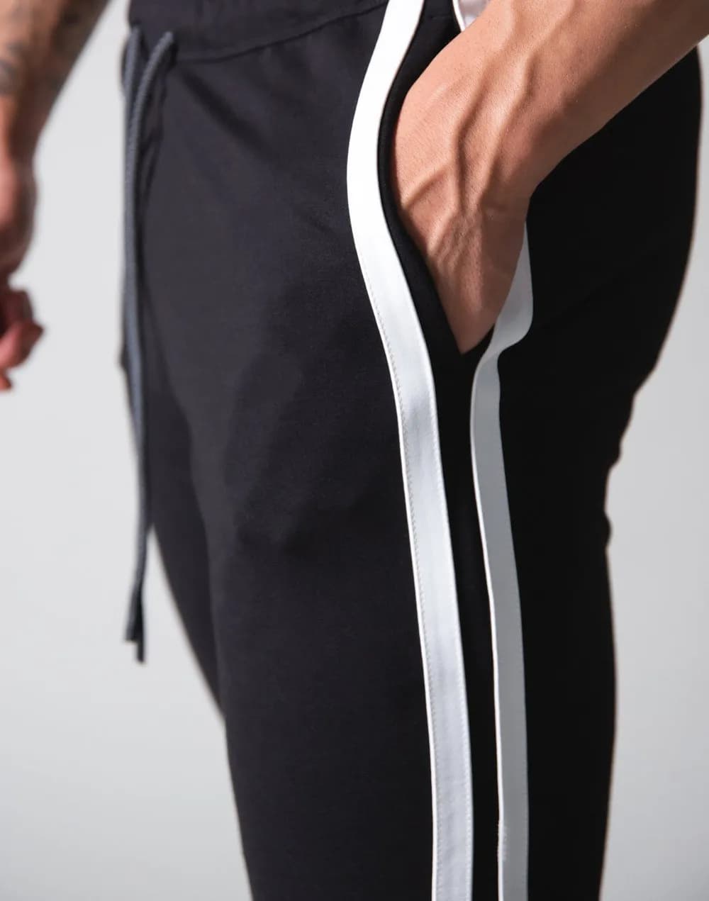 Men's Black Jogger Sweatpants