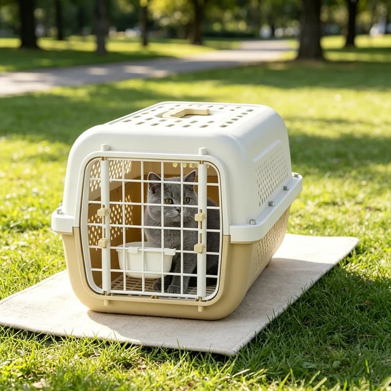 Airline Approved Pet Carrier Hard Sided Kennel