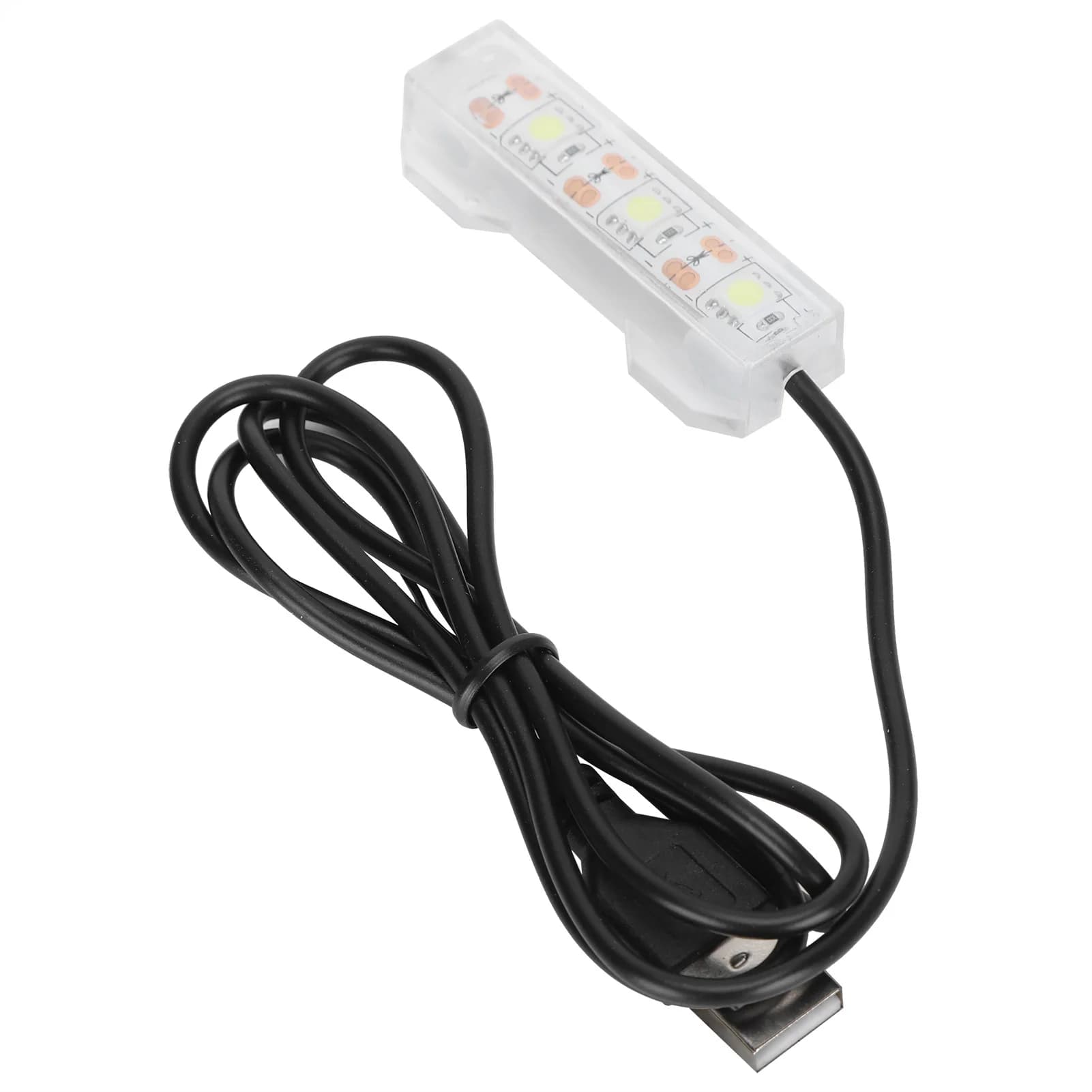 Aquarium Decoration Light Small Aquarium Water Plant Light Desktop Fish  Mini Decoration Soft LED Lamp Small Aquarium Light