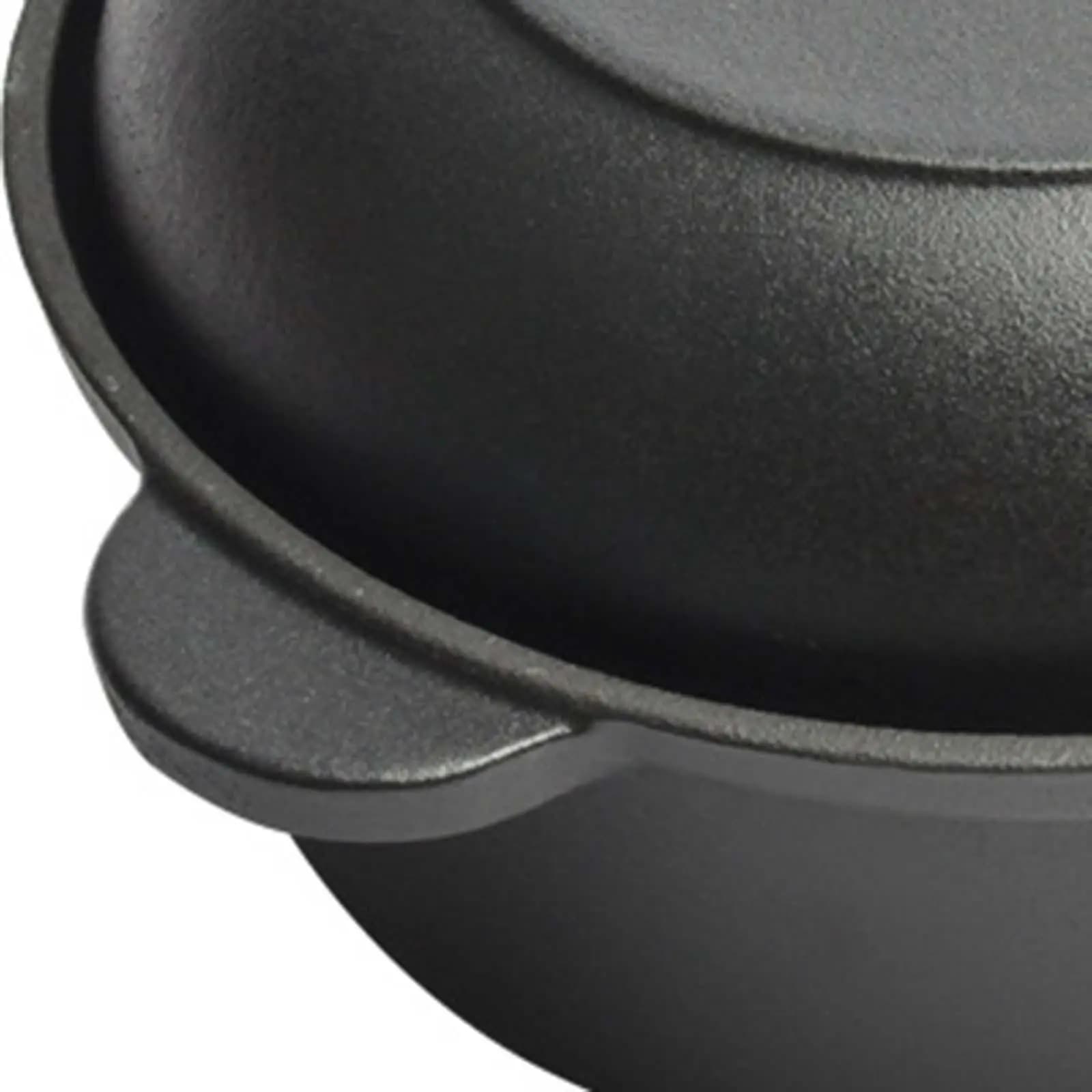 Cast Iron Pot with Lid and Skillet