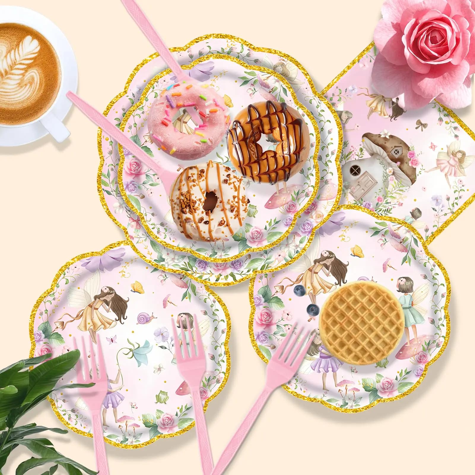 Fairy First Birthday Party Decorations Set