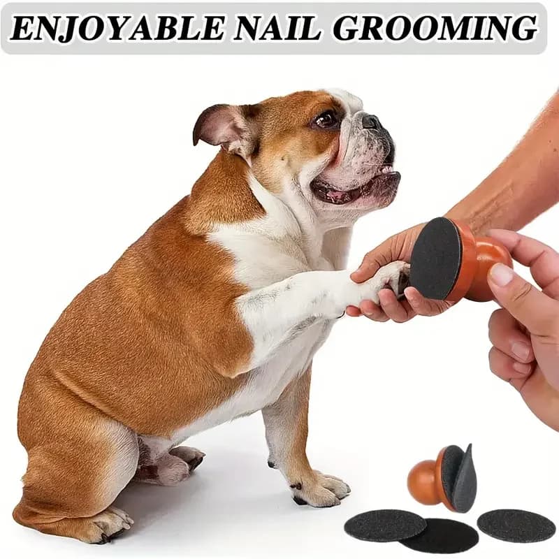 Dog Nail File Wooden Scratching Board