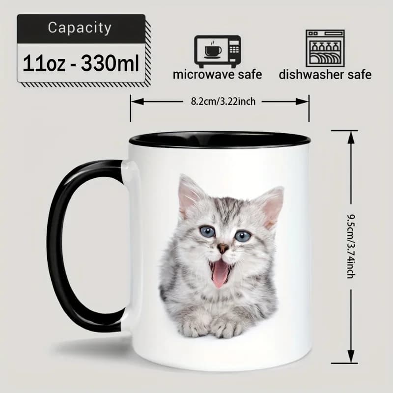 Custom Photo & Text/Logo Mug - 11oz Coffee Cup with Your Own Picture & Textcustom Gifts for Men Women High Quality Water Cup