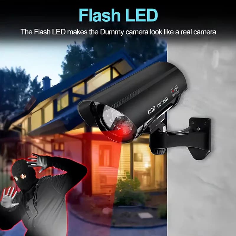 Fake Security Camera with Adjustable Mount