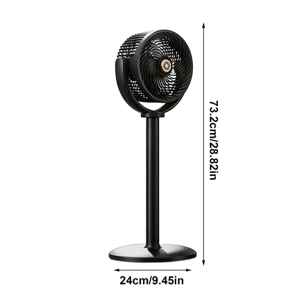 Adjustable Pedestal Fan with USB Charging