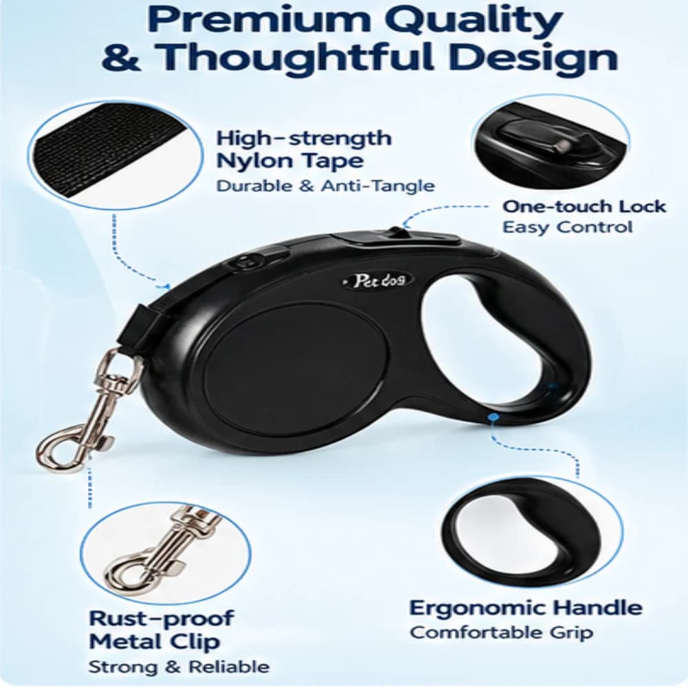 Automatic Retractable Dog Leash