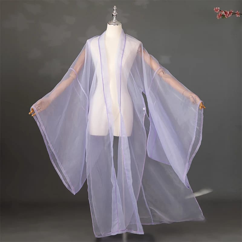 Women's Chiffon Hanfu Cloak Overcoat