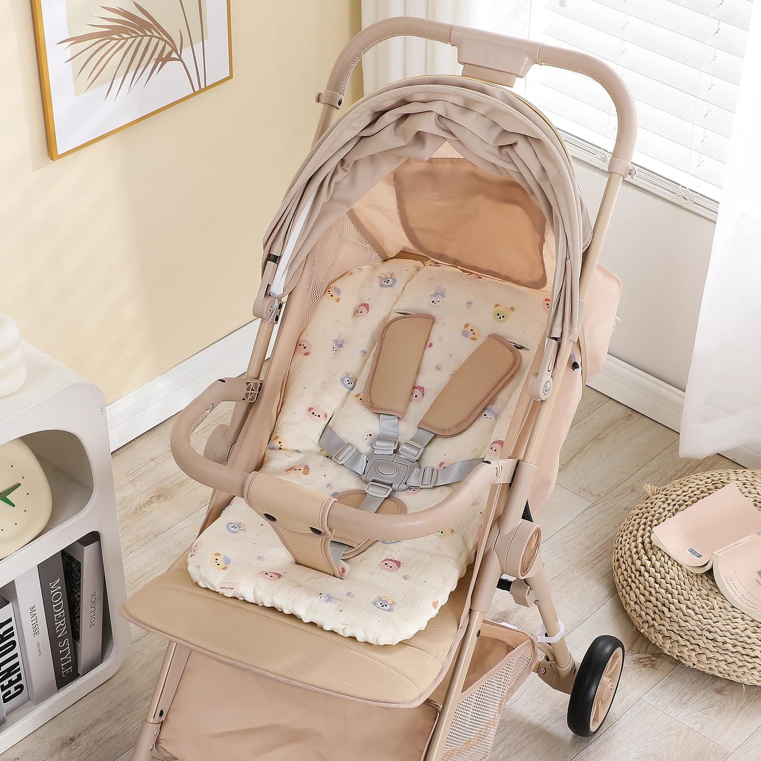 Stroller Seat Cushion Soft Mattress Pad