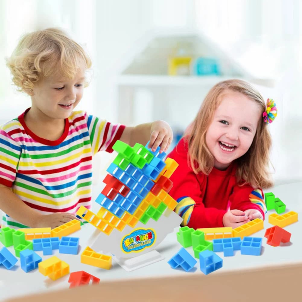 Tetra Tower Balance Block Stacking Game