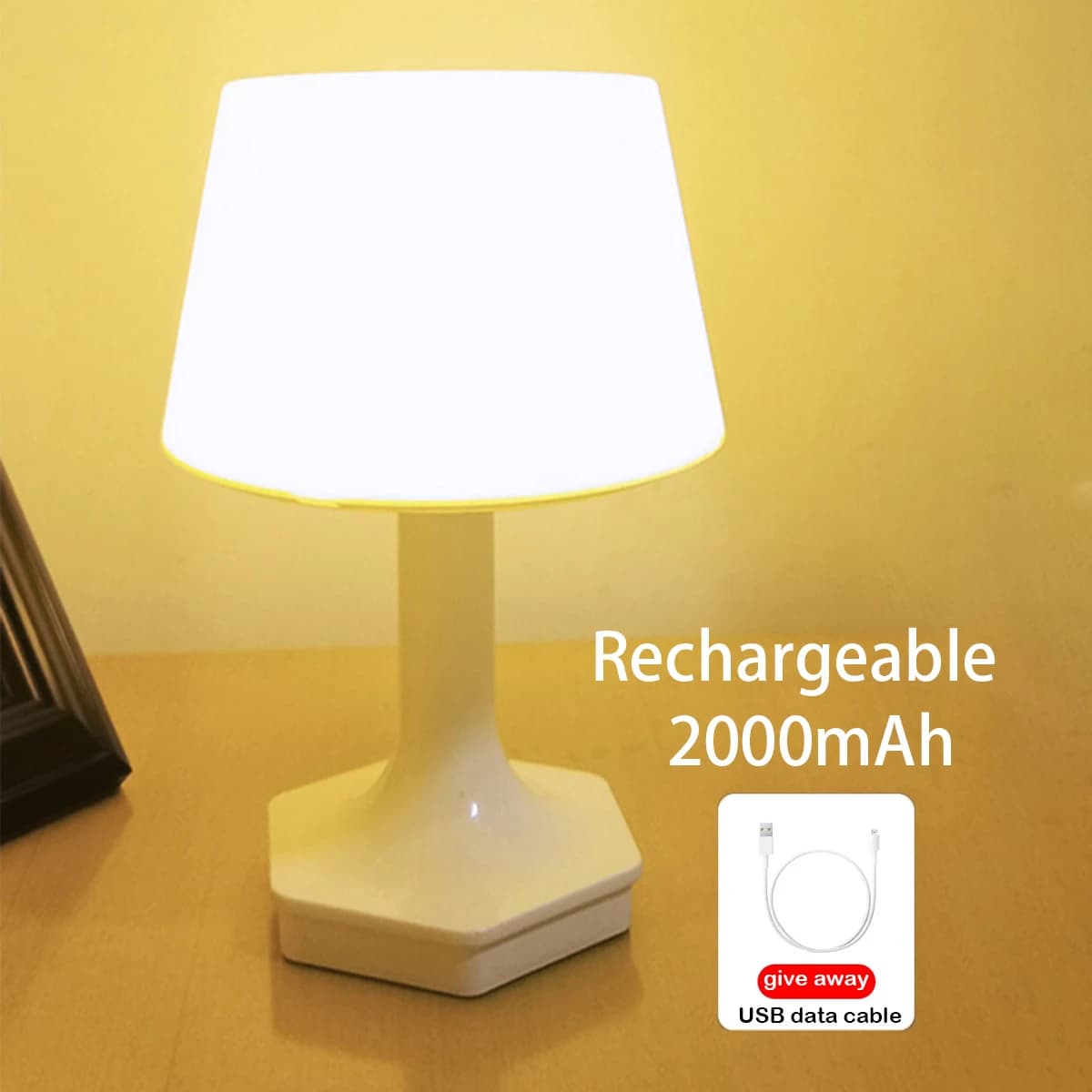 USB Rechargeable LED Desk Lamp