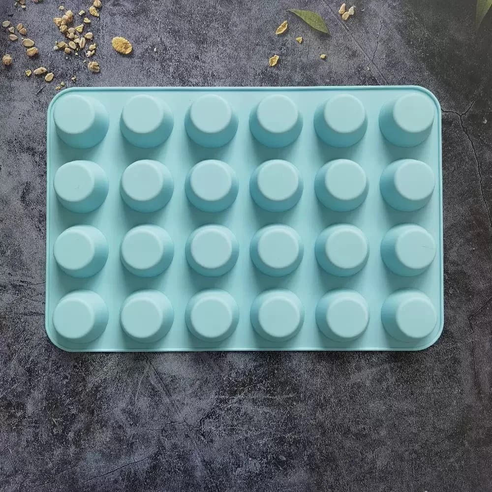 24-Hole Mini Muffin Silicone Baking Pan
