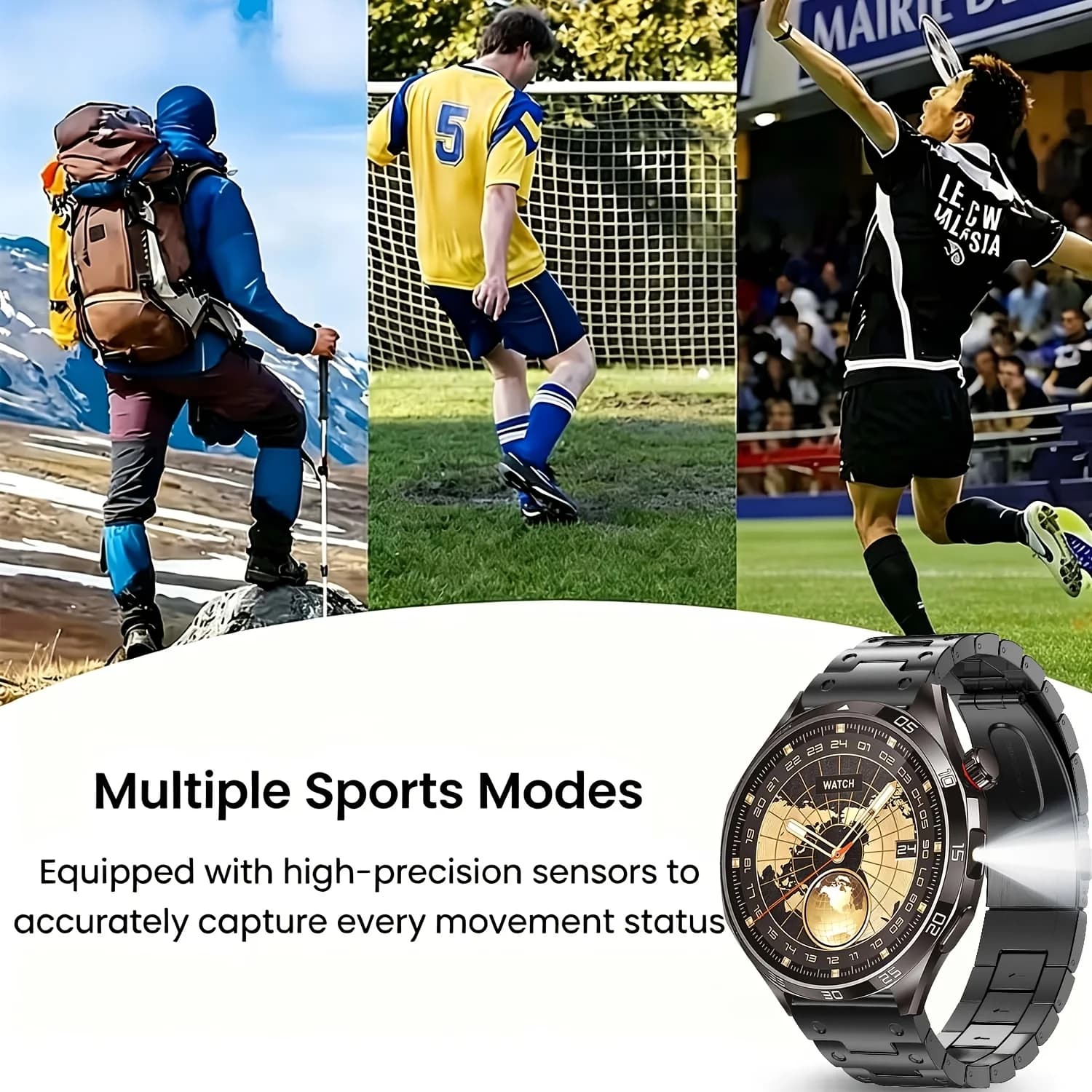 Latest Smartwatch Model, Premium Quality, with a 1.5-inch Touchscreen and Stylish Polka-dot Strap. Features Multiple Functions