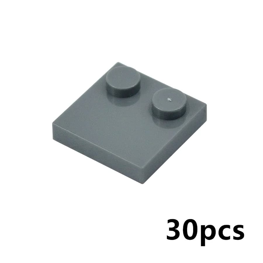 Building Block Plastic Tiles 2x2 Pieces