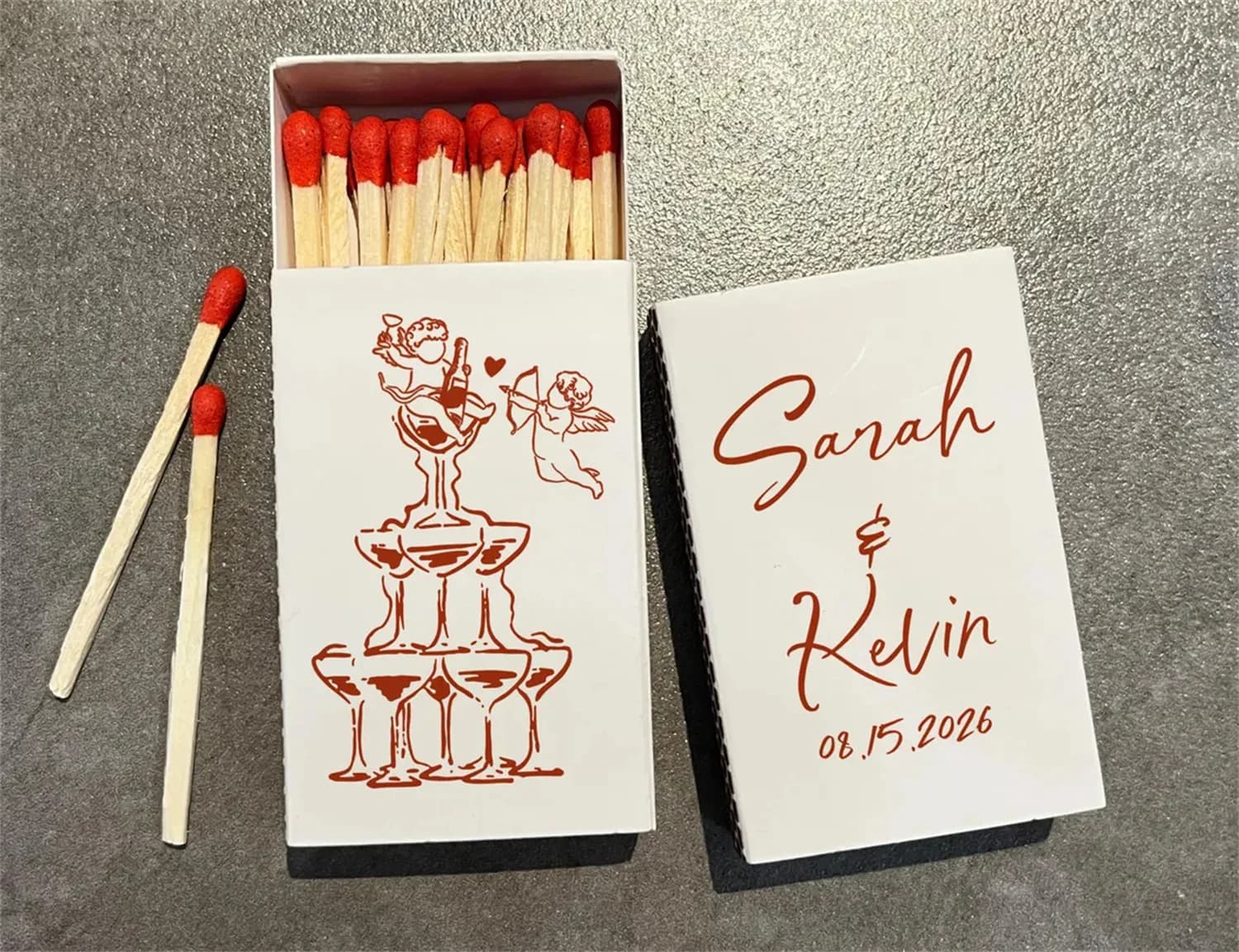 Personalized She Found Her Perfect Match Matchboxes