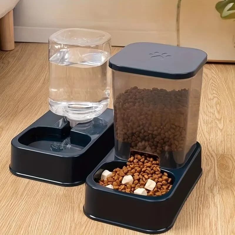Automatic Portion-Control Pet Feeder with Water