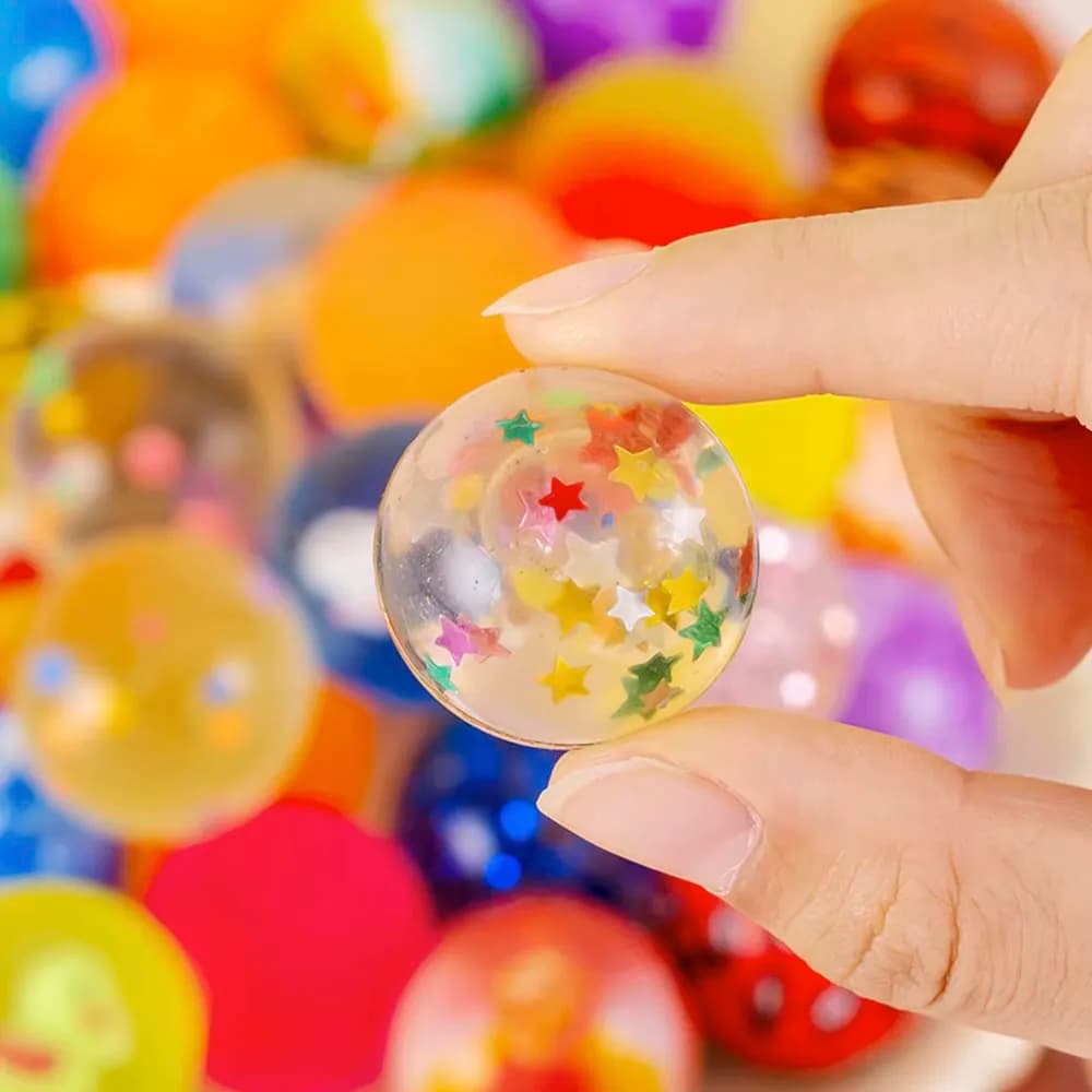 10-50Pcs Bouncy Ball Toys Kid Birthday Party Favors Gifts for Guests Rubber Bouncing Ball Pinata Goody Bag Fill Prizes