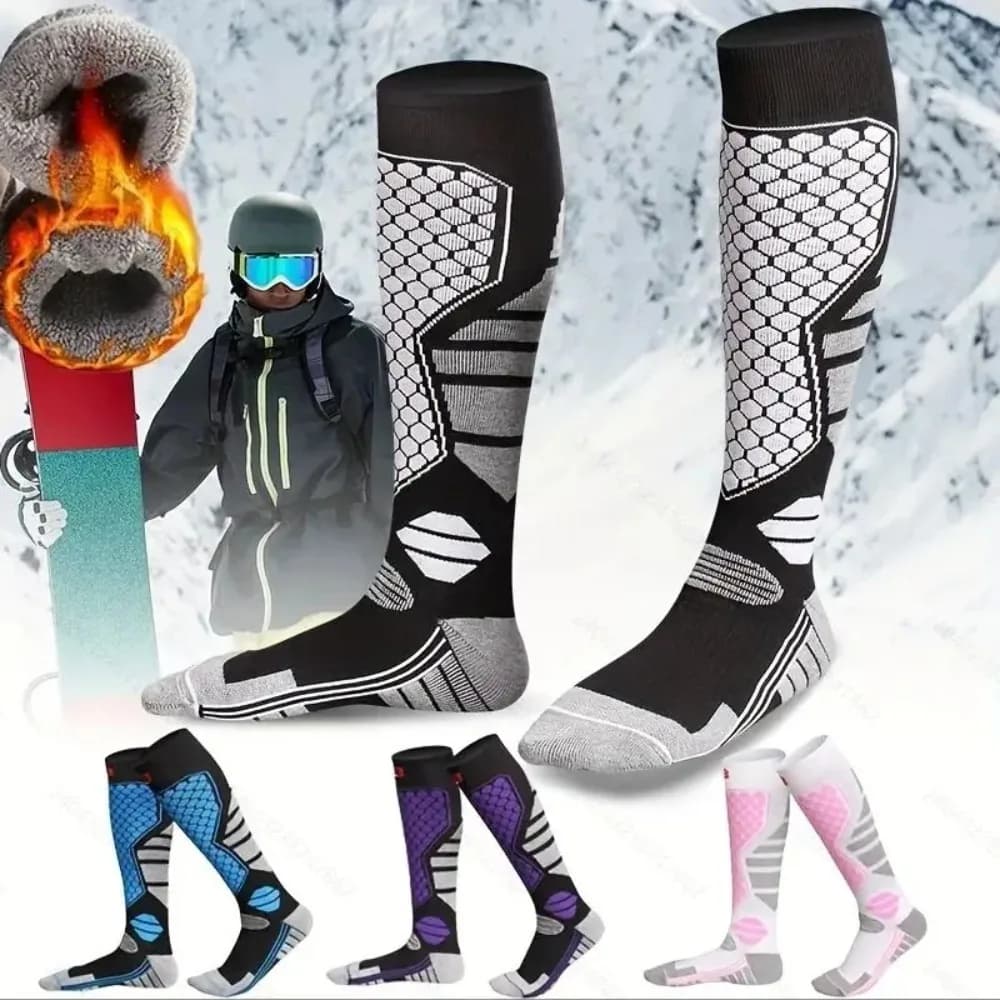 Winter Ski Socks with Compression Support