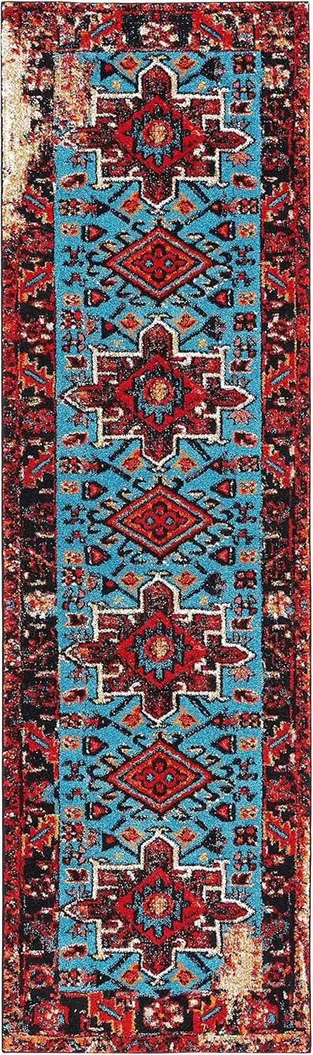 Persian Geometric Runner Rug