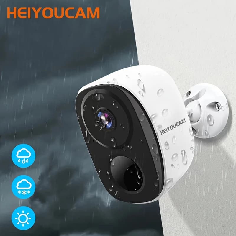 Wireless Outdoor Security Camera 2K Battery Powered
