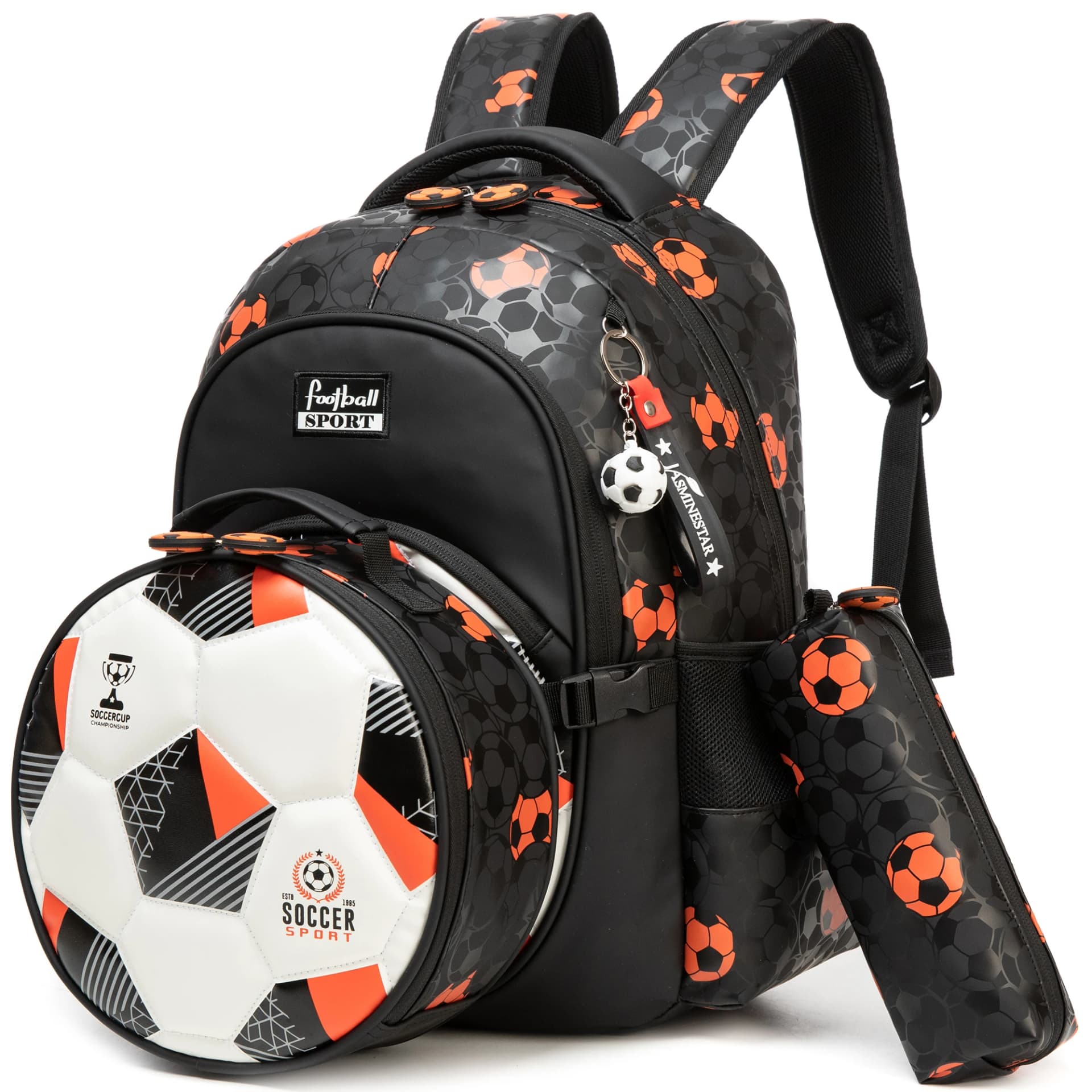 Boys School Backpack Set with Lunch Box and Pencil Case