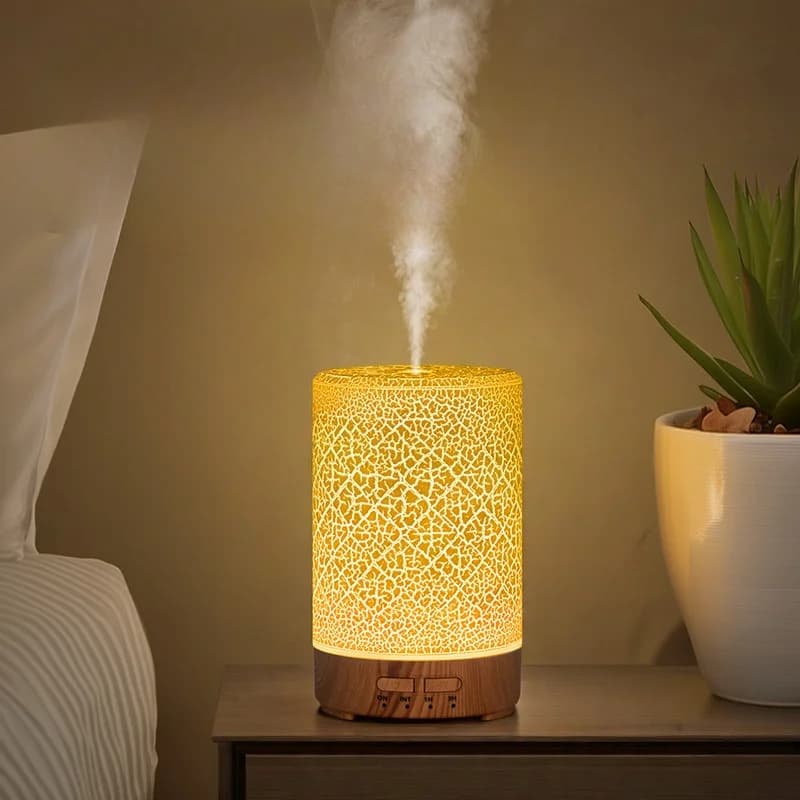 Ultrasonic Essential Oil Diffuser with LED Lights