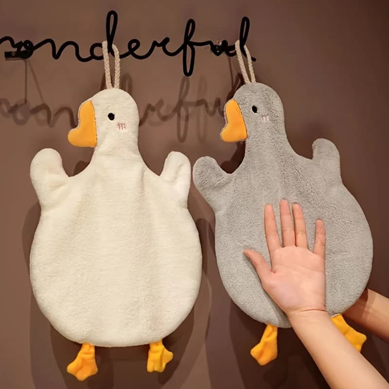 Absorbent Hand Towels with Loops