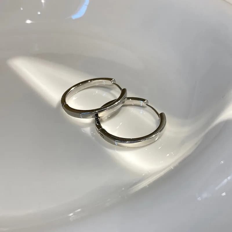 Big Round Hoop Earrings