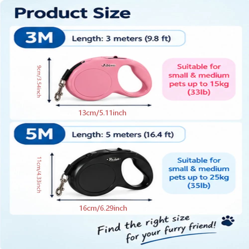 Automatic Retractable Dog Leash
