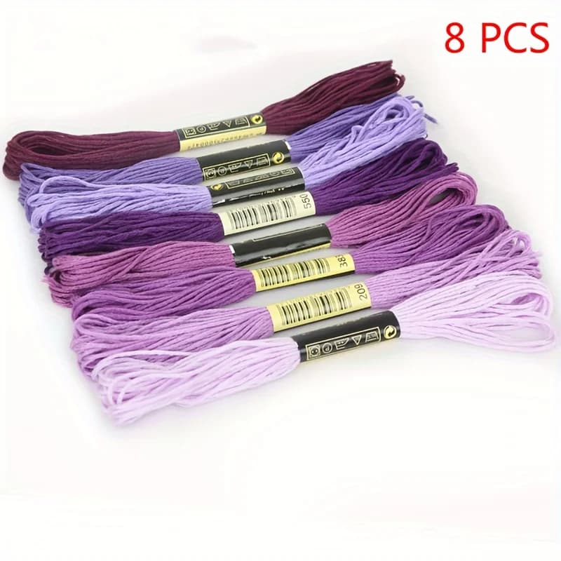 Multicolor DMC Cross Stitch Thread Skeins Kit