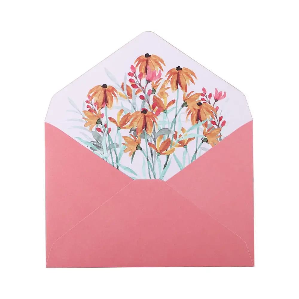 Floral Letter Writing Paper Set with Envelopes